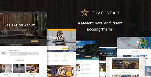 Five Star-WordPress Hotel Themes in 2022