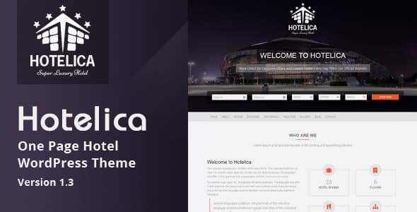 Hotelica WordPress Theme