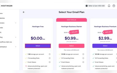 Hostinger Email Plans: Affordable, Reliable, and Feature-Packed Options