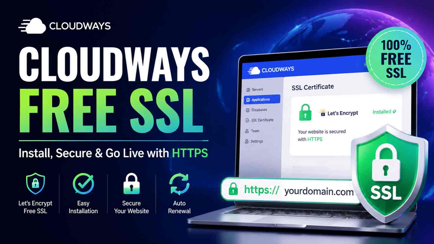 Cloudways Free SSL: The Definitive 2026 Guide to Install, Verify, and Renew HTTPS