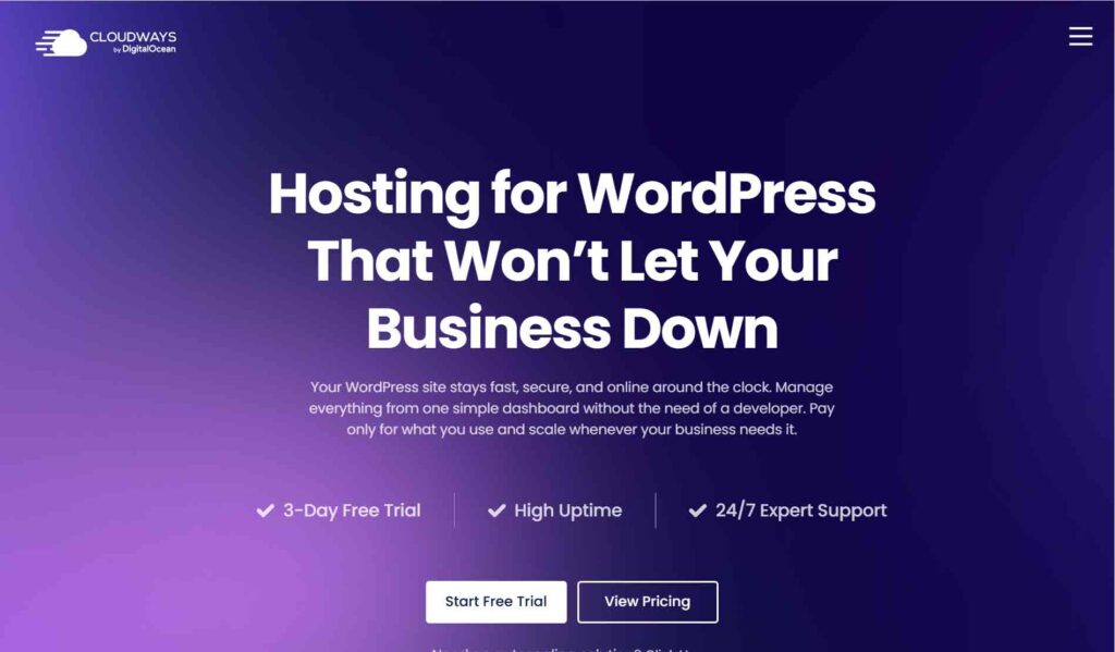 Deploy WordPress hosting using Cloudways
